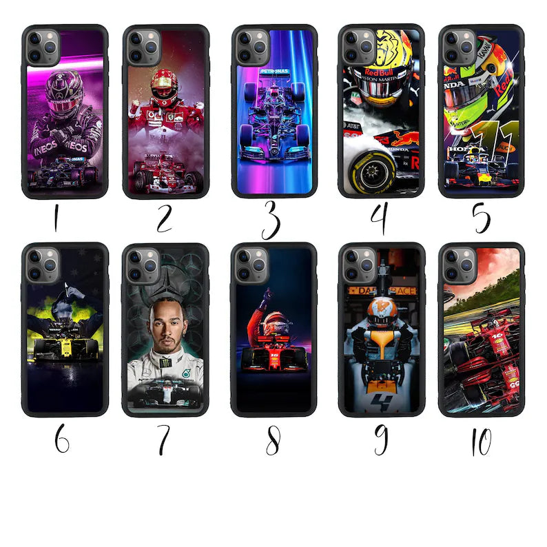 F1 Racing Prix iPhone Cases