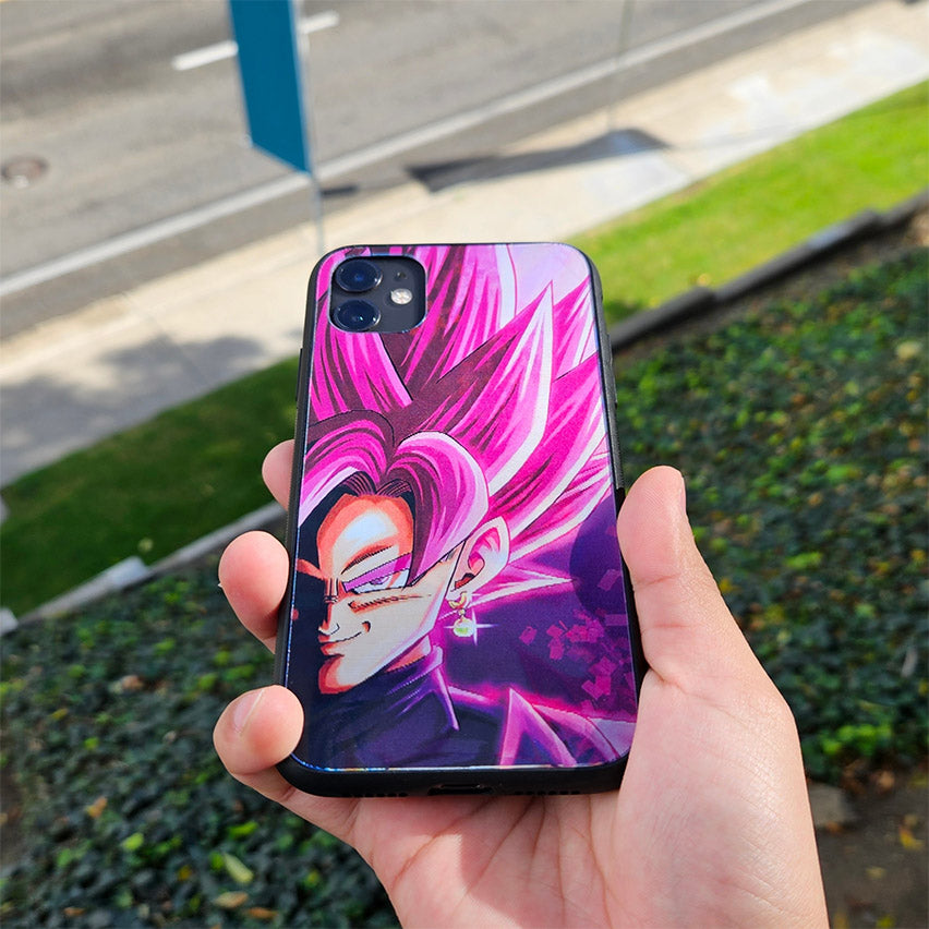 3D Goku Black/Goku iPhone Case