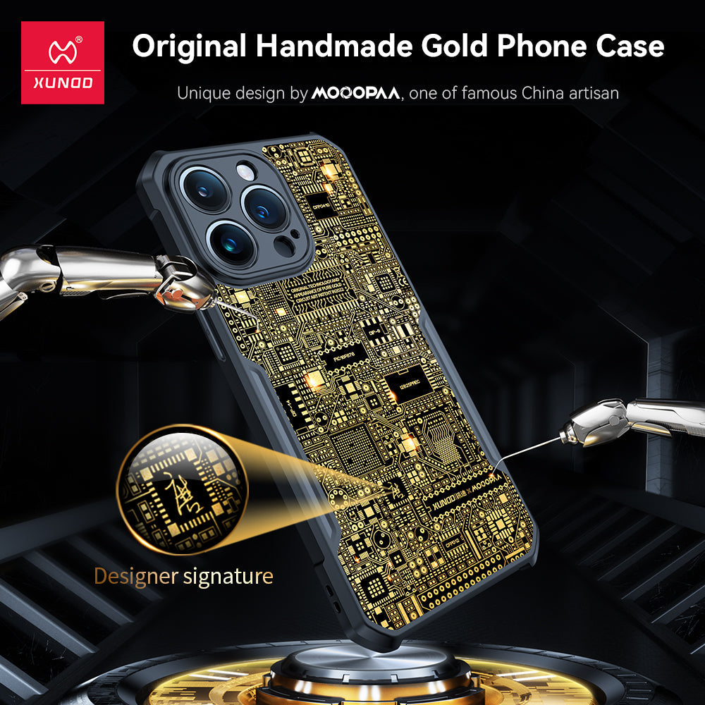 Xundd X Mooopaa Pure Gold Case For iPhone swasaw